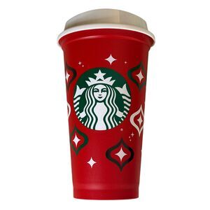 Starbucks 2023 Christmas Travel Cup Tumbler Mermaid Siren Red Green